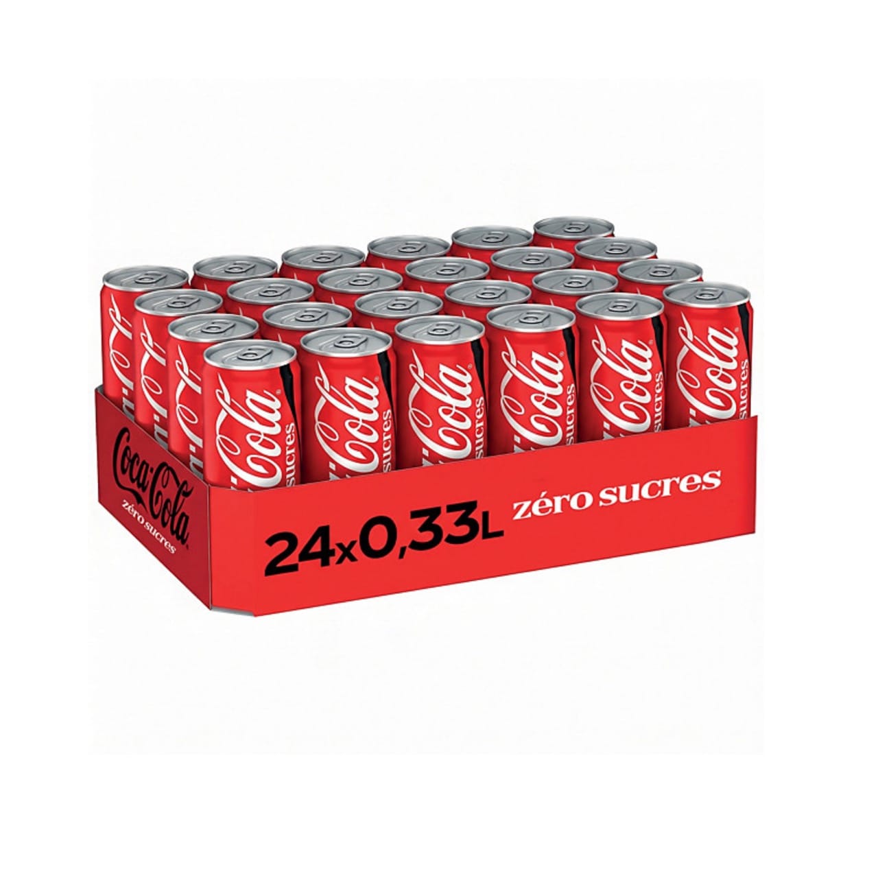 Coca-Cola Zero – pack de 24 canettes de 33 cl