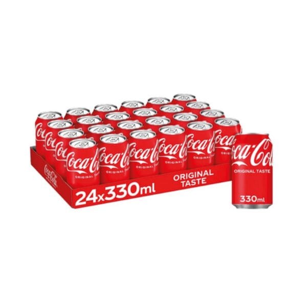 Coca-Cola Original – pack de 24 canettes de 33 cl