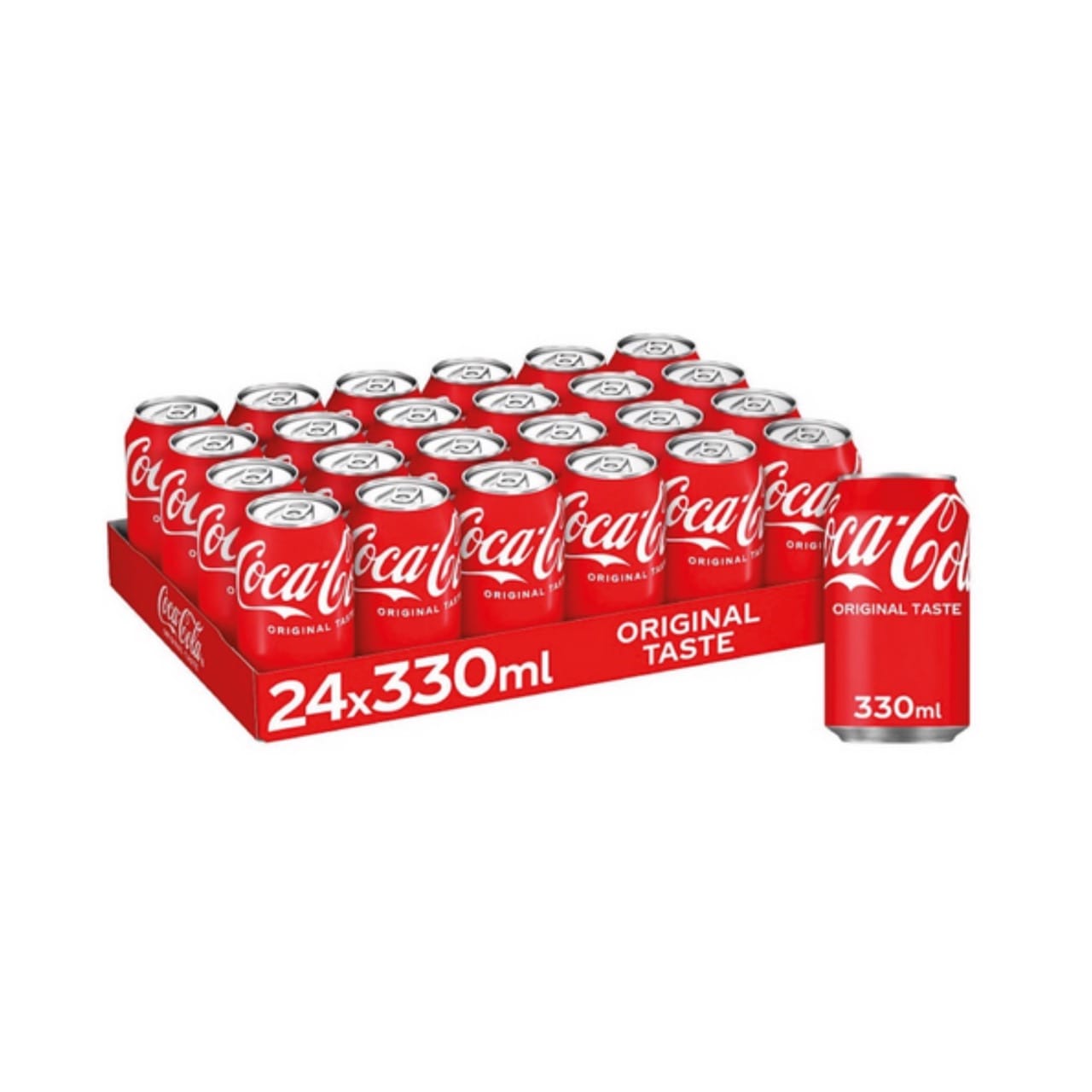 Coca-Cola Original – pack de 24 canettes de 33 cl