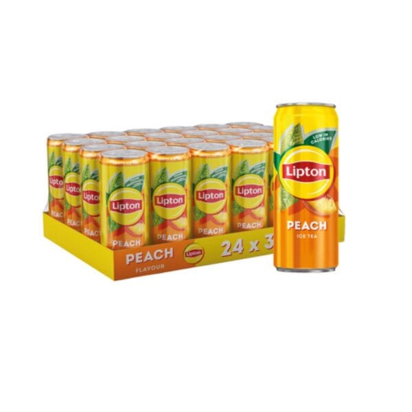 Ice Tea Peach – pack de 24 canettes de 33 cl