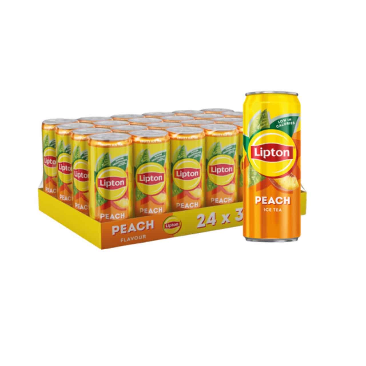 Ice Tea Peach – pack de 24 canettes de 33 cl