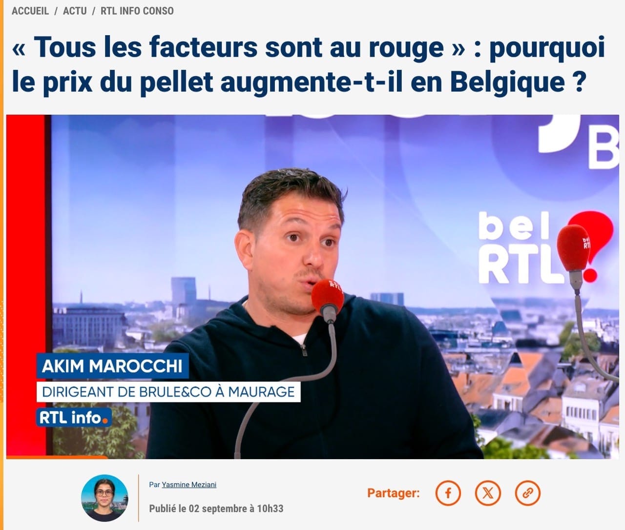 BRULE & Co dans Bel RTL / RTL info