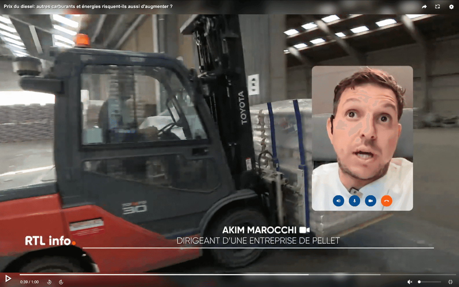 Akim Marocchi dans le reportage RTL TVI du 22 septembre 2026