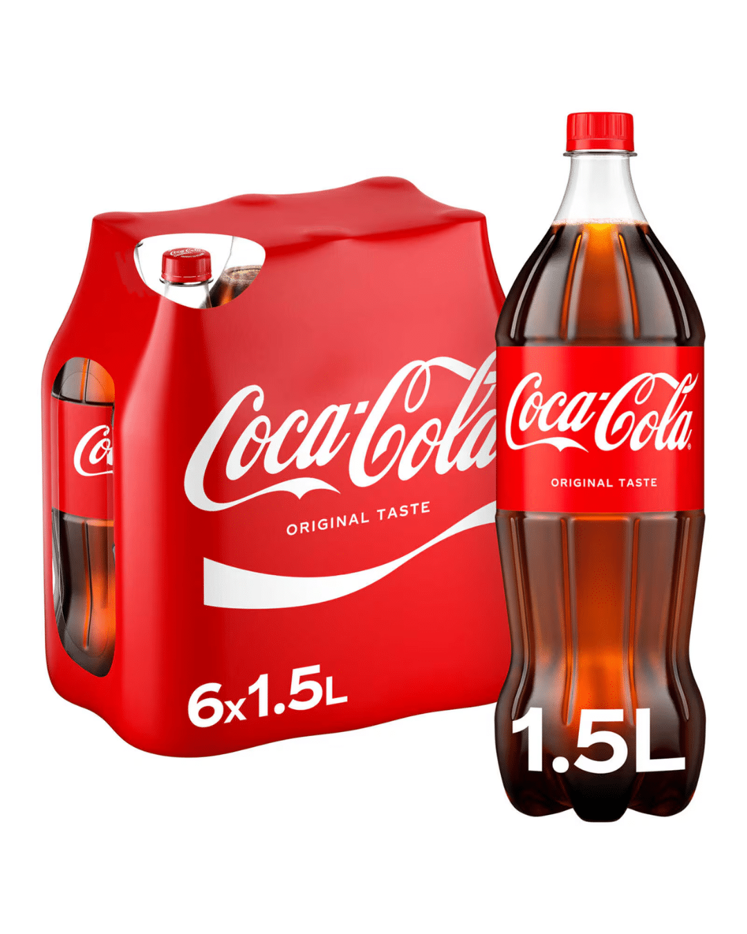 COCA-COLA — 6 × 1,5 L, conditionnement complet