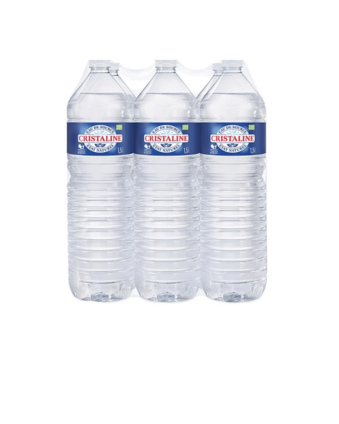 CRISTALINE — 6 × 1,5 L, conditionnement complet