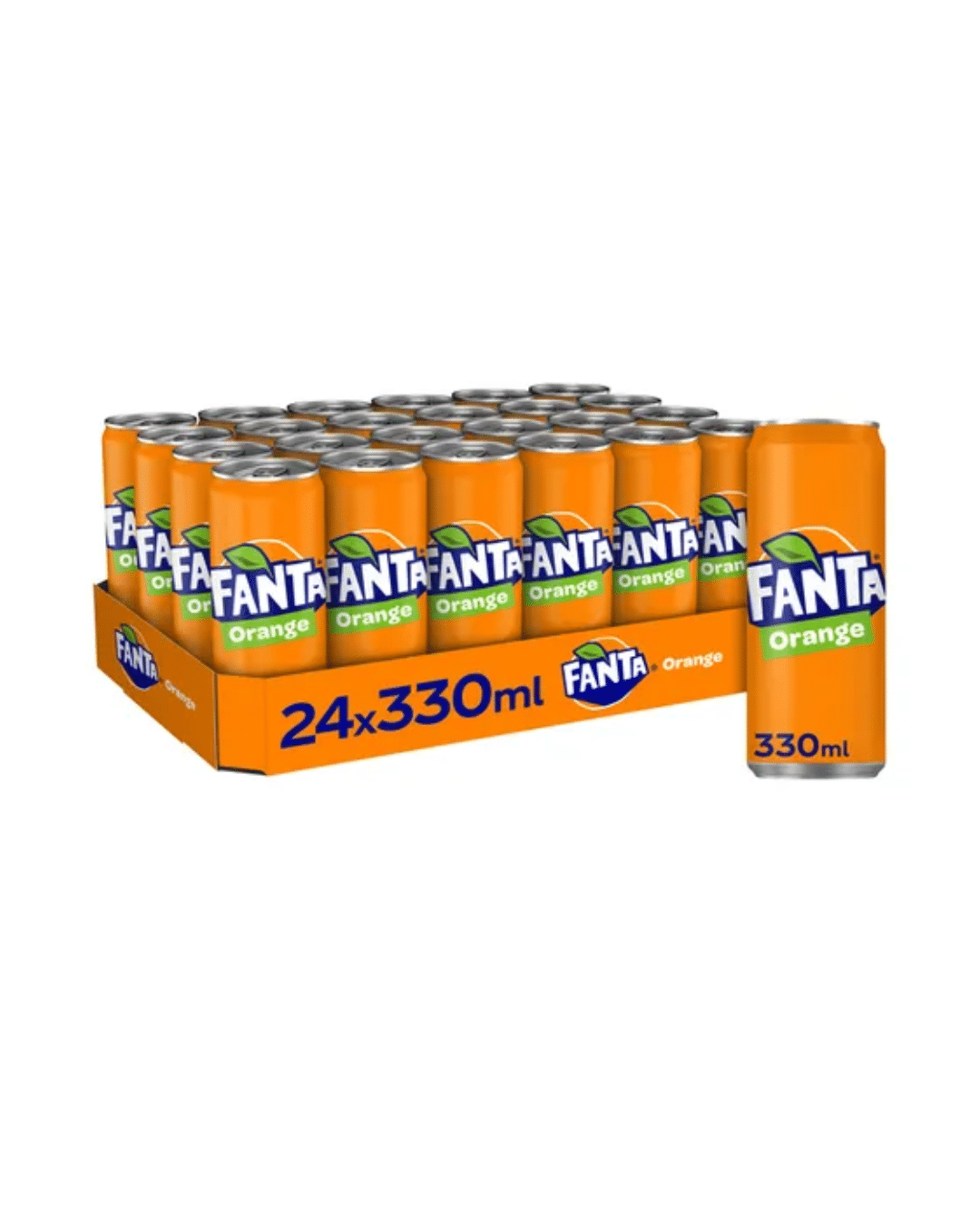FANTA ORANGE — 24 × 33 cl, conditionnement complet